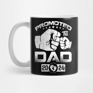 Promoted To Dad Est 2024 Father's Day Mug